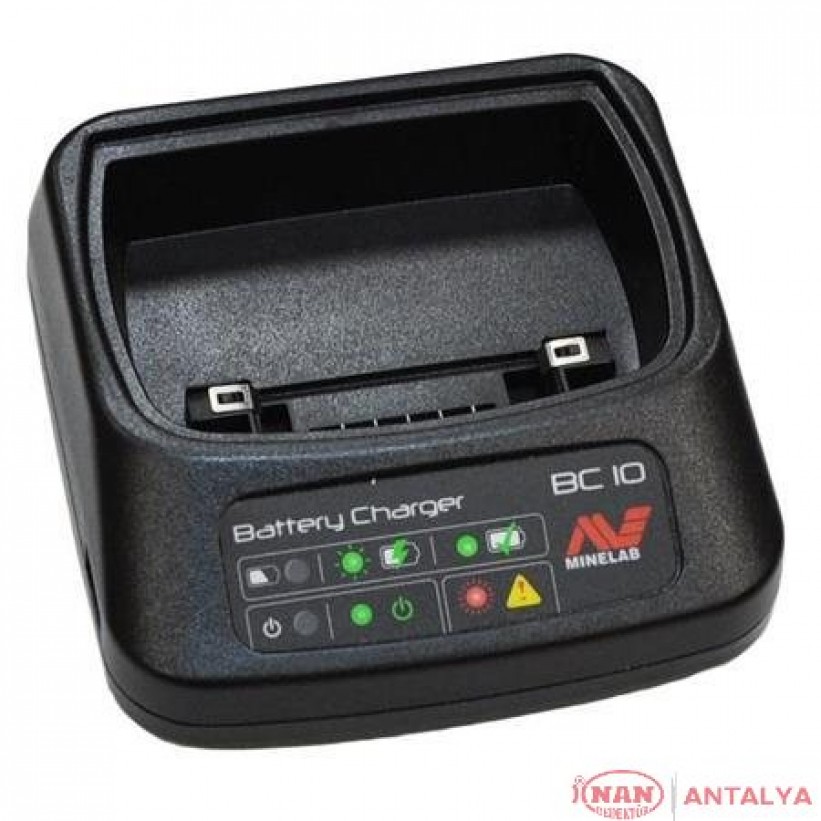 Minelab BC 10 Pil Şarj Cihazı Minelab BC 10 Pil Şarj Cihazı