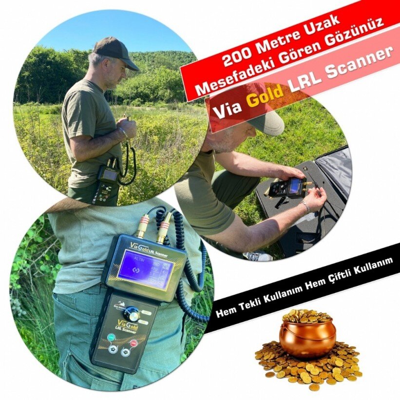 Alan Tarama Cihazı Via Gold Lrl Scanner - Tr Dedektör 0532 221 0974