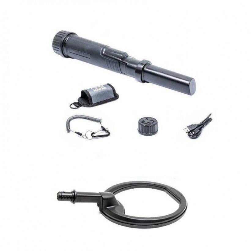 PulseDive Pointer - 20 cm Büyük (Siyah) Başlıklı Set - Tr Dedektör 0532 221 0974