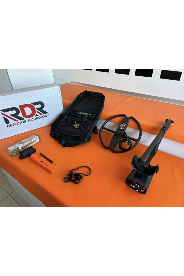 RDR DEEP PRO Dedektör 32 CM BAŞLIKLI ÇANTA VE GP POİNTER HEDİYE - Tr Dedektör 0532 221 0974
