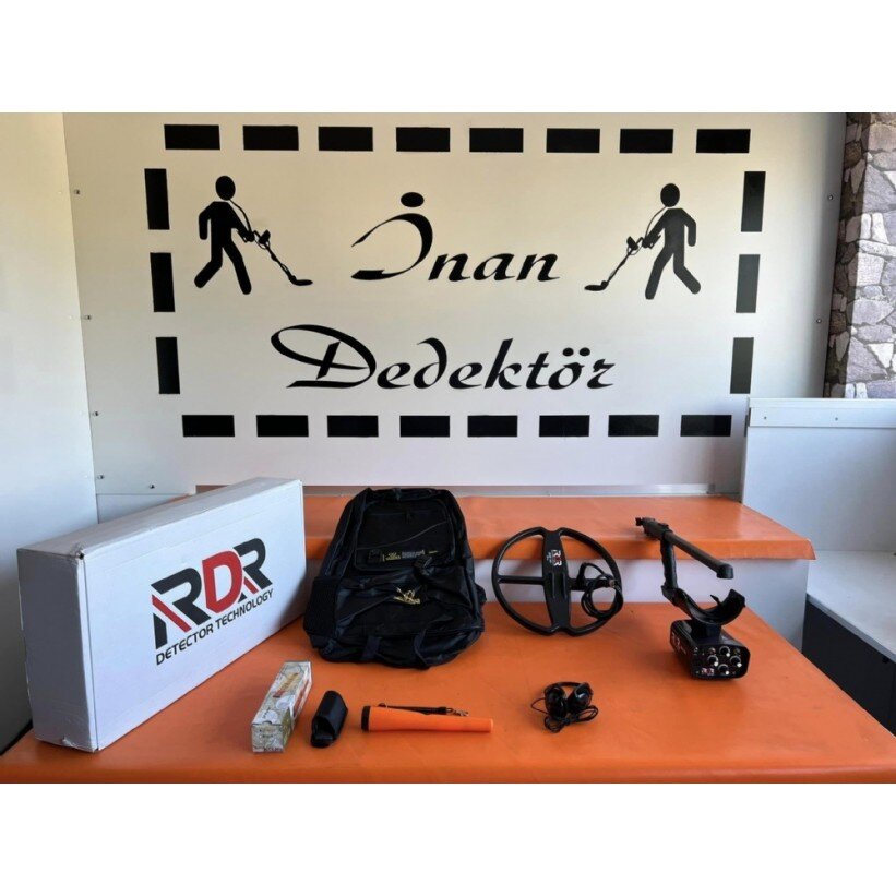 RDR DEEP PRO Dedektör 32 CM BAŞLIKLI ÇANTA VE GP POİNTER HEDİYE - Tr Dedektör 0532 221 0974