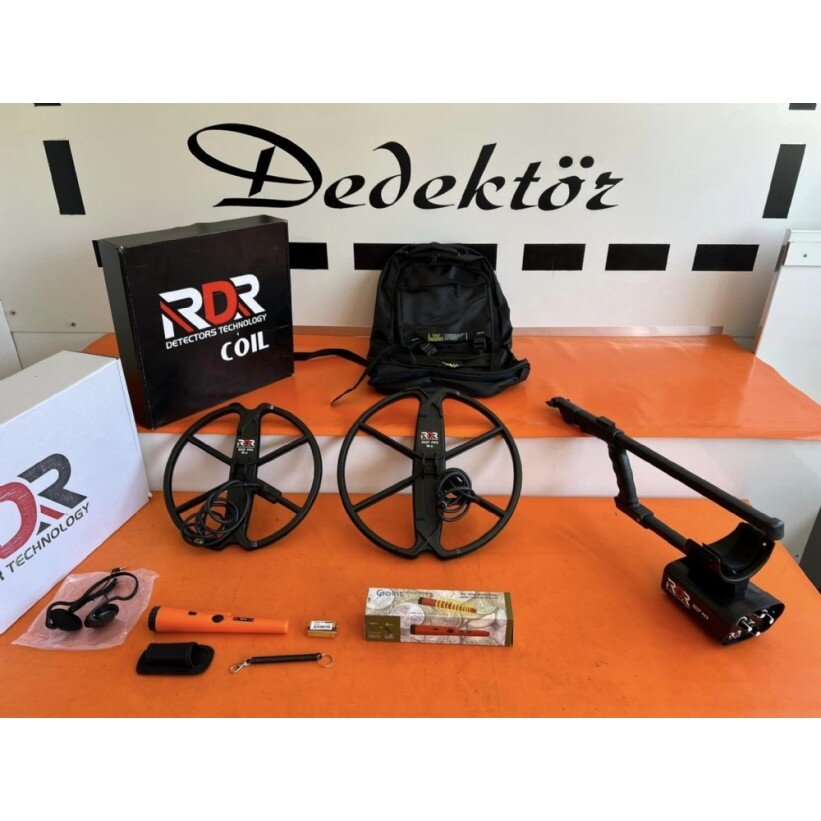 RDR DEEP PRO Dedektör 32CM VE 38CM ÇİFT BAŞLIKLI SIFIR - Tr Dedektör 0532 221 0974