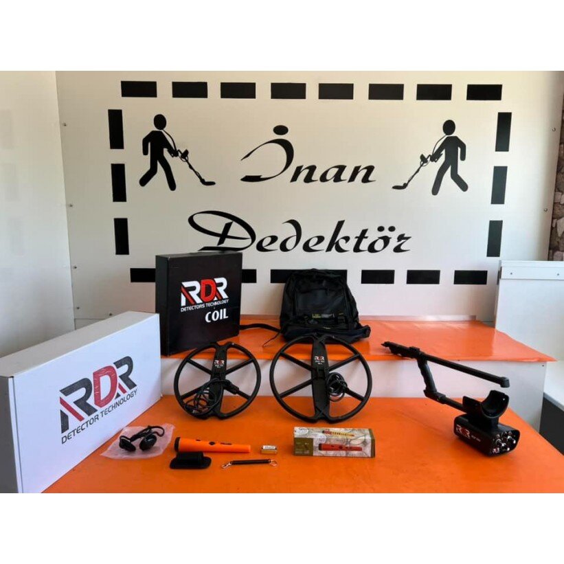 RDR DEEP PRO Dedektör 32CM VE 38CM ÇİFT BAŞLIKLI SIFIR - Tr Dedektör 0532 221 0974