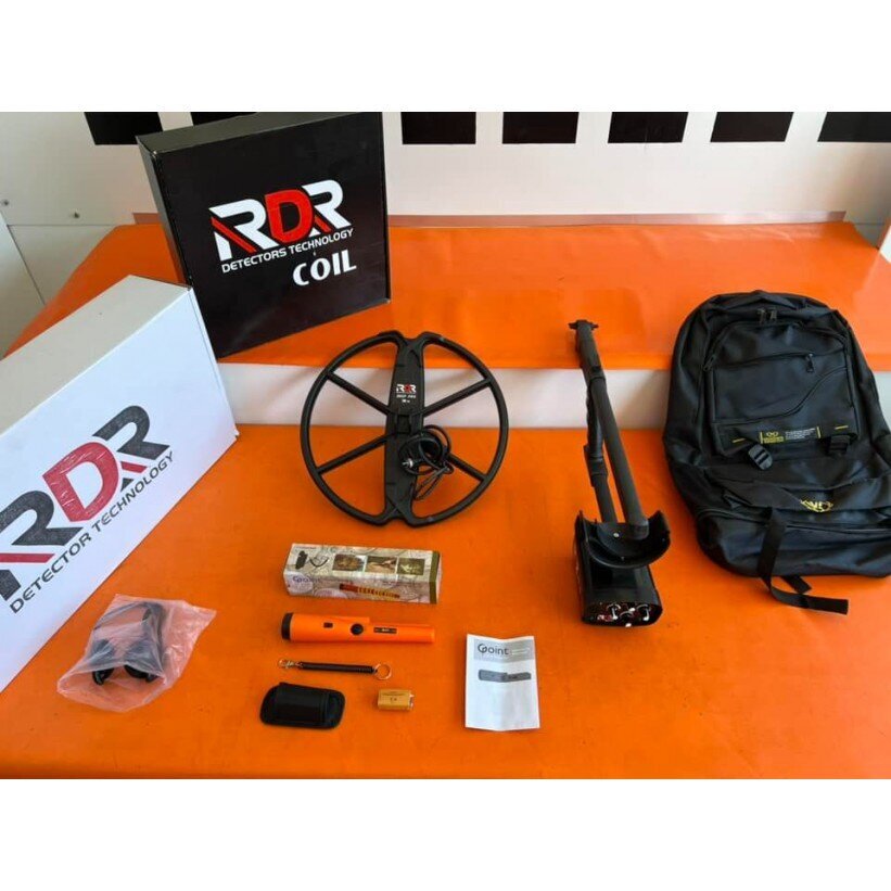 RDR DEEP PRO Dedektör 38CM BAŞLIKLI SIFIR - Tr Dedektör 0532 221 0974