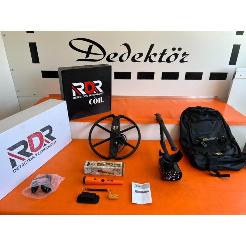 RDR DEEP PRO Dedektör 38CM BAŞLIKLI SIFIR - Tr Dedektör 0532 221 0974