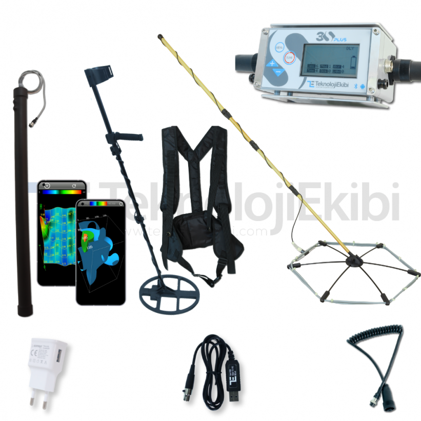 Teknoloji Ekibi Pulse3S Plus 3D Gradiometre - Tr Dedektör 0532 221 0974