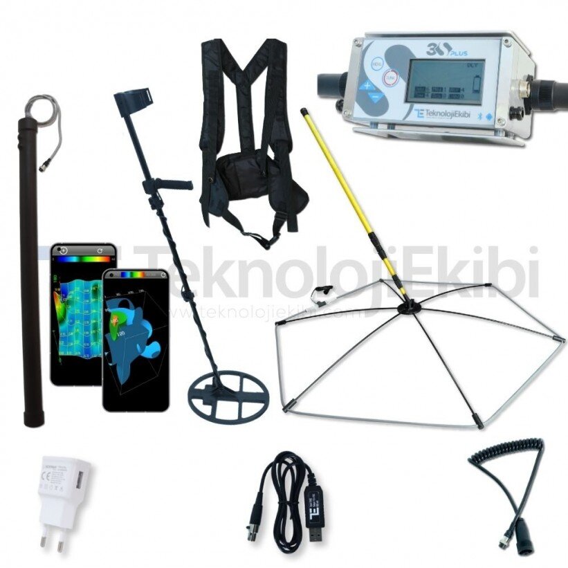 Teknoloji Ekibi Pulse3S Plus 3D Gradiometre - Tr Dedektör 0532 221 0974