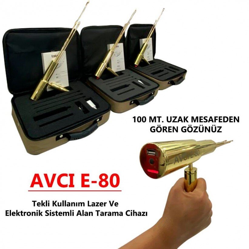 Alan Tarama Cihazı Avcı E-80 - Tr Dedektör 0532 221 0974