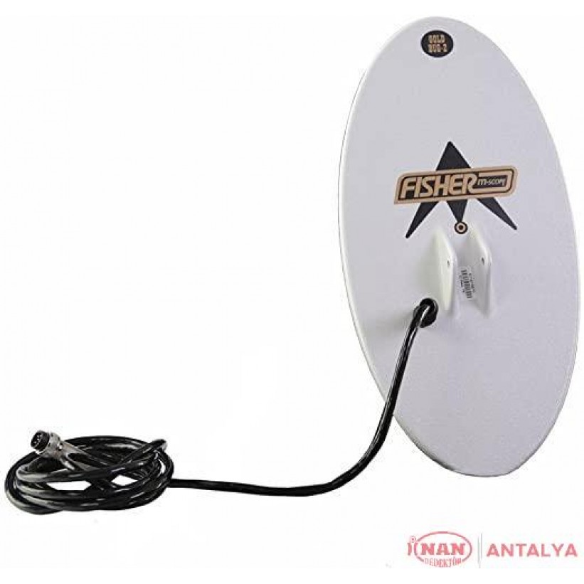 Fisher Gold Bug 2 10``Elliptical Search Başlık 2 mt Kablo İle Fisher Gold Bug 2 10``Elliptical Search Başlık 2 mt Kablo İle