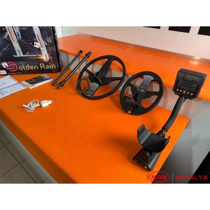 GOLDEN RAİN Dedektör İKİNCİ EL ÇİFT BAŞLIKLI TEMİZ BU FİYATA KAÇMAZ PAZARLIKSIZ - 0532 221 0974