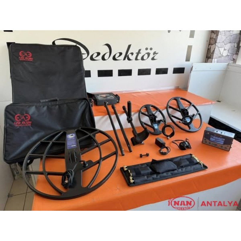 VIA GOLD A9 Dedektör 3 BAŞLIKLI ALAN TARAMALI FULL SETT SIFIRDAN FARKSIZ BU FİYATA KAÇMAZ PAZARLIKSIZ
