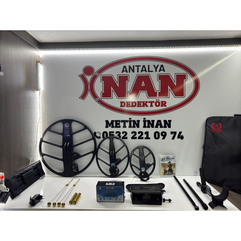 VIA GOLD A9 Dedektör 3 BAŞLIKLI ALAN TARAMALI FULL SETT SIFIRDAN FARKSIZ BU FİYATA KAÇMAZ 7 AY GARANTİSİ DEVAM EDİYOR - Tr Dedektör 0532 221 0974