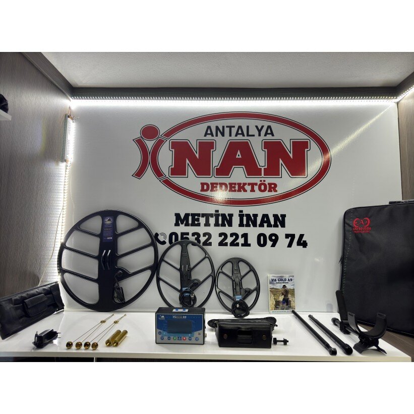 VIA GOLD A9 Dedektör 3 BAŞLIKLI ALAN TARAMALI FULL SETT SIFIRDAN FARKSIZ BU FİYATA KAÇMAZ 7 AY GARANTİSİ DEVAM EDİYOR - Tr Dedektör 0532 221 0974