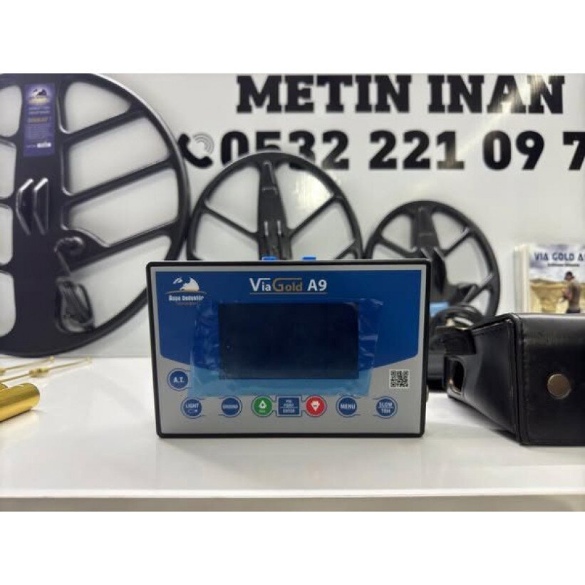 VIA GOLD A9 Dedektör 3 BAŞLIKLI ALAN TARAMALI FULL SETT SIFIRDAN FARKSIZ BU FİYATA KAÇMAZ! - Tr Dedektör 0532 221 0974