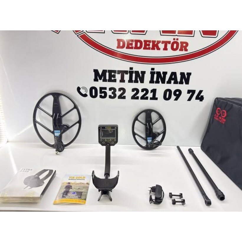 VİA GOLD Dedektör ÇİFT BAŞLIKLI TERTEMİZ ÇİZİK DAHİ YOK BU FİYATA KAÇMAZ!  - Tr Dedektör 0532 221 0974