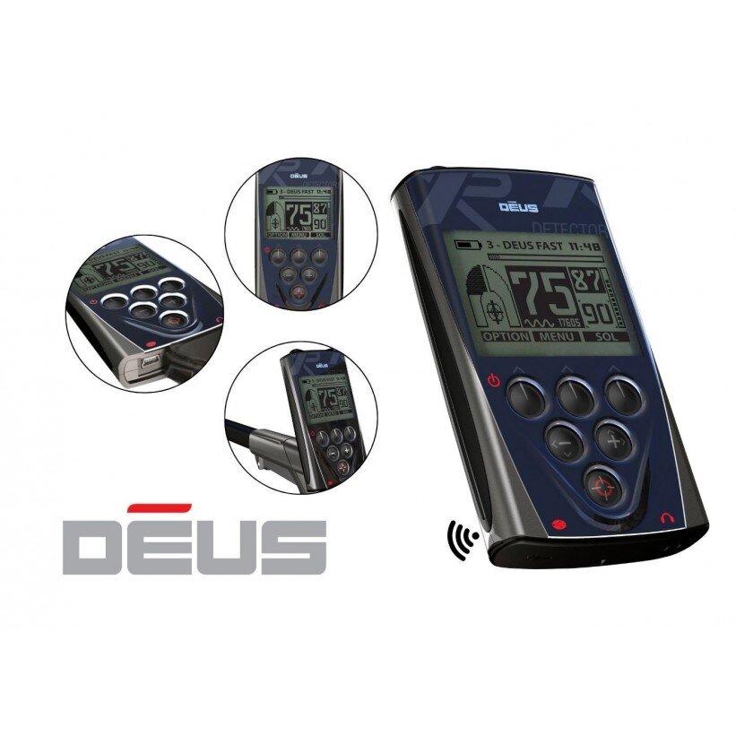 XP DEUS - Ana Kontrol Ünitesi 24x13cm HF Başlık - Tr Dedektör 0532 221 0974