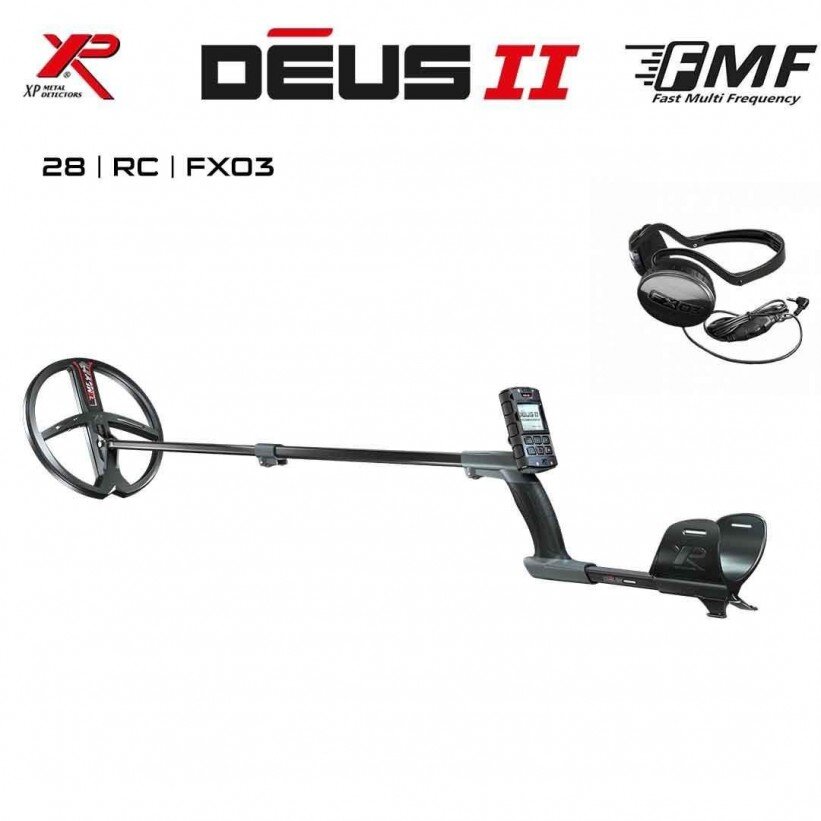Xp Deus 2 Dedektör - 28cm FMF Başlık, Ana Kontrol Ünitesi, FX03 Kulaklık - Tr Dedektör 0532 221 0974
